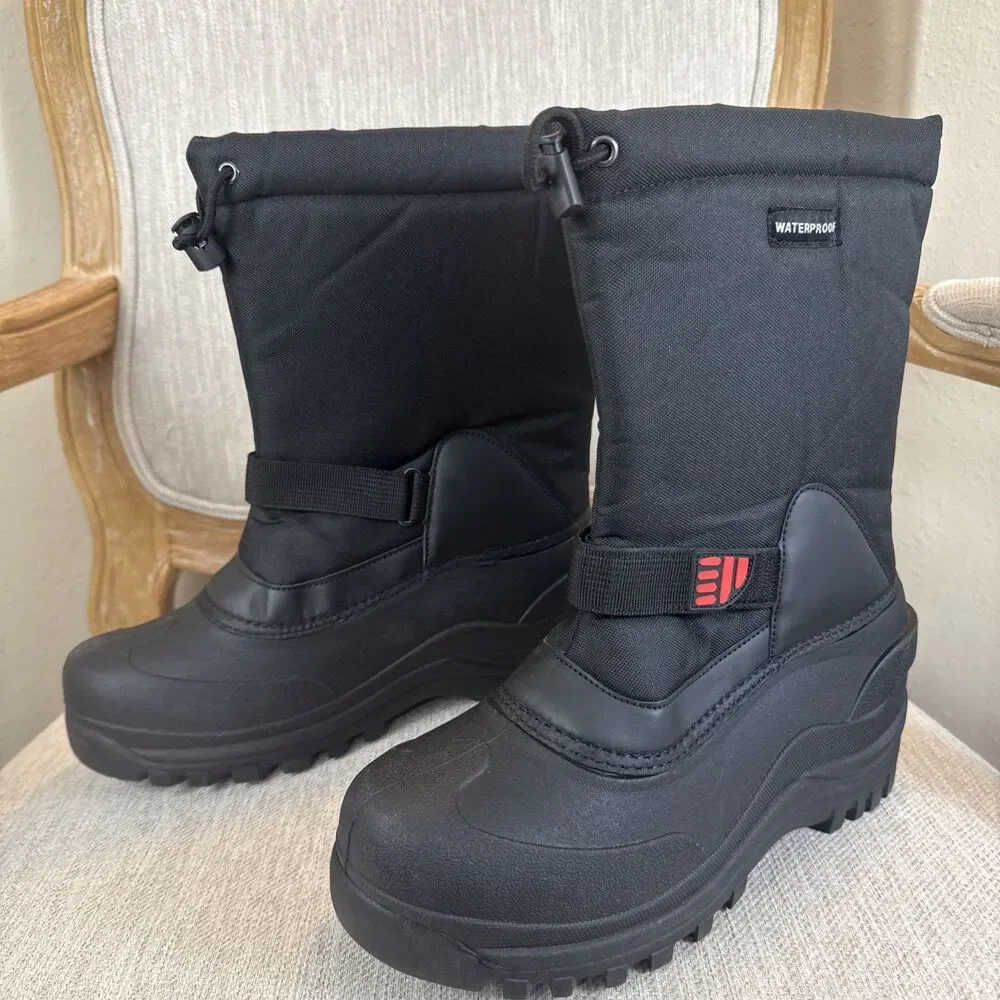 Landmark Snowboots with Thermolite Insoles of Dupont, waterproof 9.5 Unisex